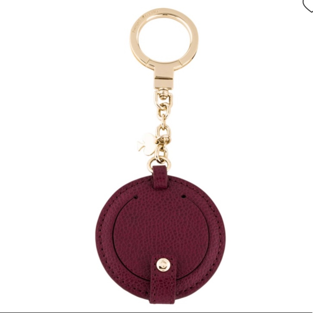 Kate SpadeCircle Mirror Leather Bagcharm/keychain - Picture 13 of 14